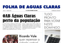 Folha de Águas Claras – 1 a 8 de outubro de 2026